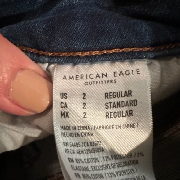 American Eagle Hi Rise Jegging Size 2 - Picture 11 of 12